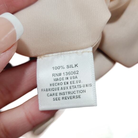 Lavender Brown Silk Halter Dress - Size Medium PRE-OWNED, EUC - Picture 6 of 8